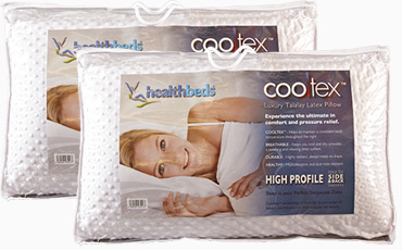 x2 Cooltex High Profile Pillow