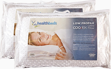 x2 Cooltex Low Profile Pillow