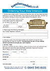 Cushion Refilling Ordering Form