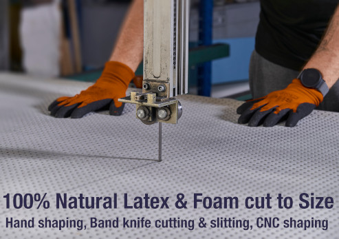 Foam and Natural Latex cut to size