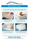 Back Cushion Foam